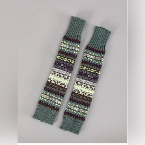 ✨Multicolor Knit Arm Warmers - Picture 2 of 2